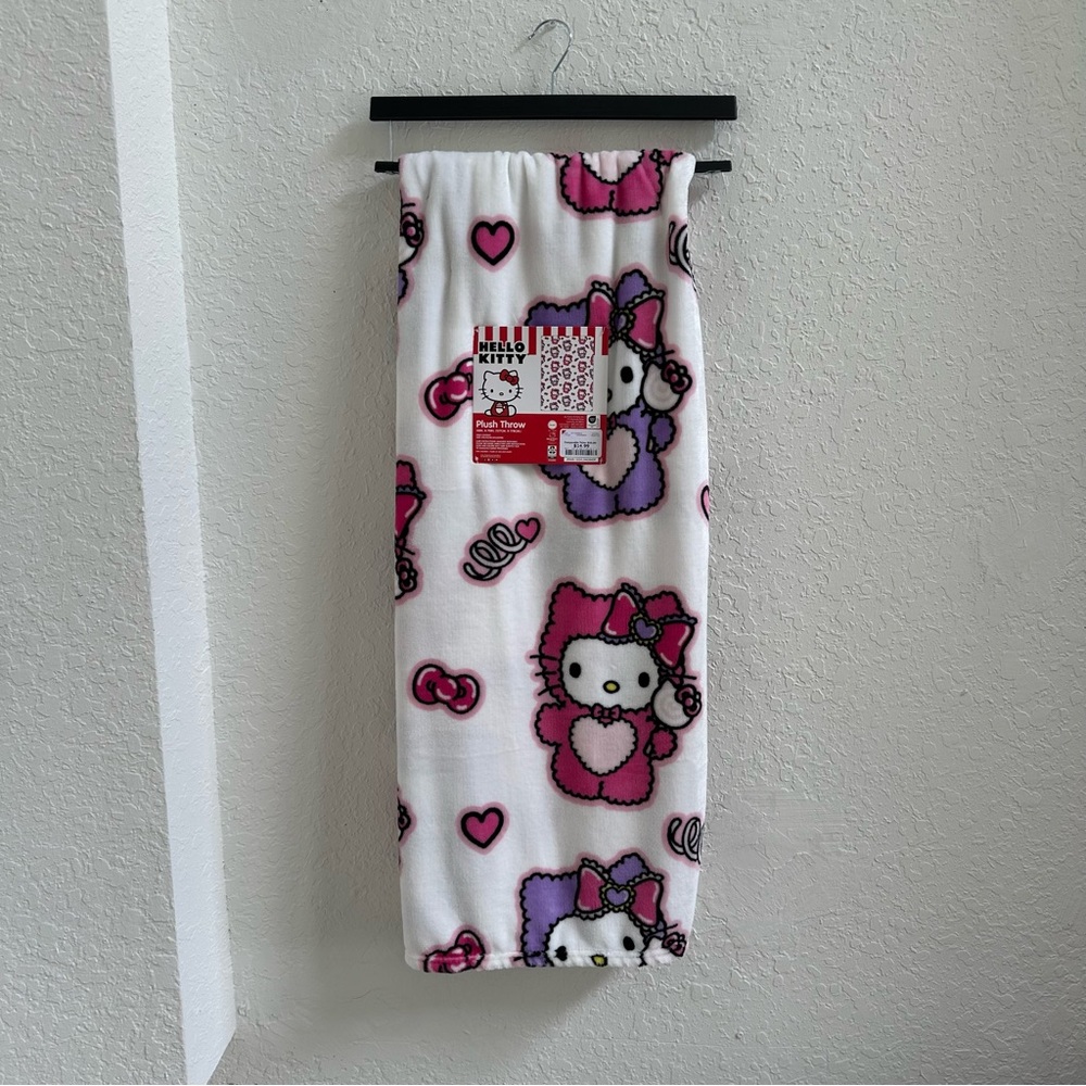 Hello Kitty Bear Throw Blanket